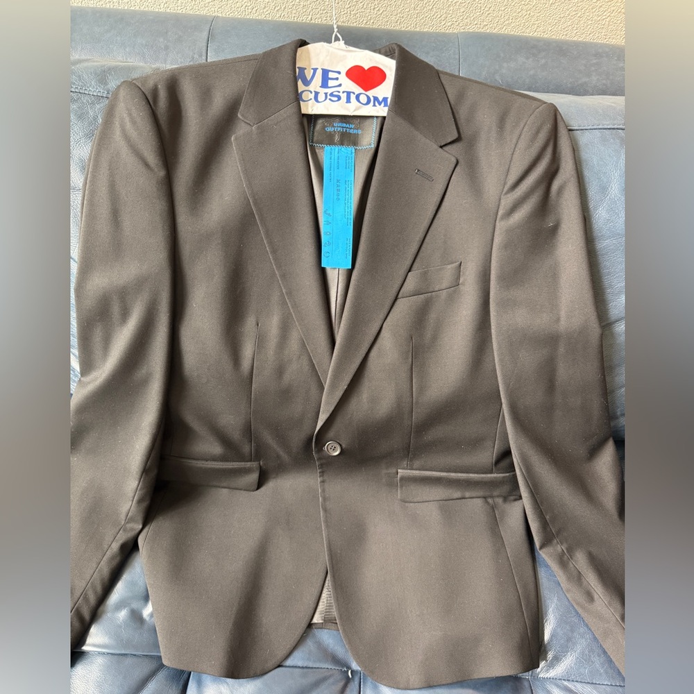 Urban Outfitters Black Tailored-jacket